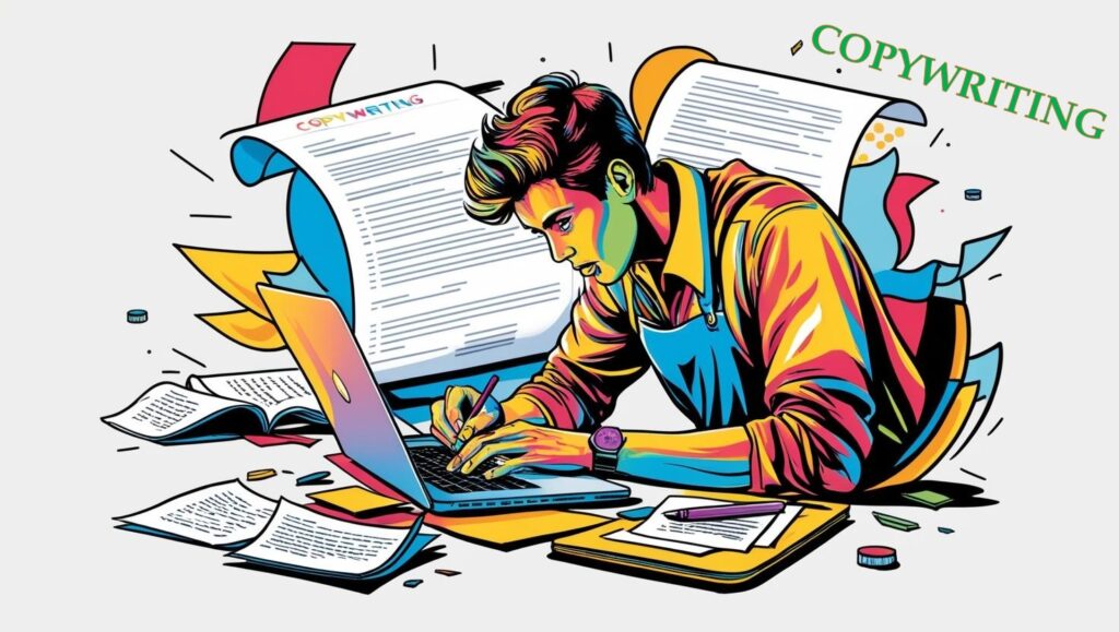 homme-plume-ecriture-couleurs-bleu-jaune-rouge